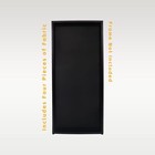 Black Dj Facade Scrim Dj Booth Scrim 19 5 x 44 2  W small Bag Black