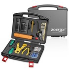 11-in-1 Network Tool Kit - Rj45 Crimping Tool  Tester  Punch Down  Stripper  Cut