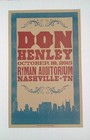 Don Henley   The Eagles Hatch Show Print Nashville Ryman 2015 Concert Poster 