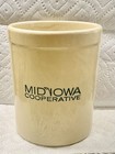 6-1 2  Tall Crock Mid Iowa Cooperative Western Stoneware Farm Grain Elevator