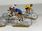 Vintage Starlux Plastic Cycle Tour De France Cyclist Bicycle Figure Lot Of 5