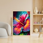 Diamond Painting Kits For Adults  Hibiscus Diamond Art Kits  5d Flowers D    