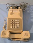 Vintage At t 100 Traditional Corded Landline Telephone Push Button Desk Beige