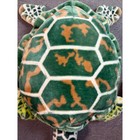Melissa   Doug Sea Turtle Plush Stuffed Animal Green Tan 24 Inch Model 2127