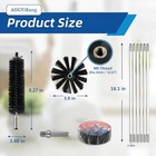 21 Feet Dryer Vent Cleaning Brush Kit  Multi-scene Durability Chimney Brush With