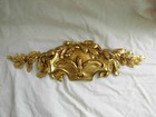 Antique French Gidded Bronze Pediment ornements late Xixth Century 