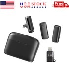 Lavalier Microphone Wireless Audio Video Recording Mini Mic For Android iphone