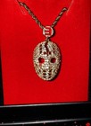 Eminem Diamond Gold Hockey Mask Necklace 24 Inch Chain Sold Out Slim Shady New