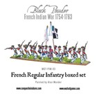 Black Powder - French Indian War 1754-1763  French Regular Infantry Boxed Set -
