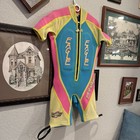 Vintage 80s 90s Womens Eagle Barefoot Gear Rare Wet Suit Mauser Lock Size Small