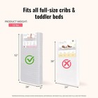 Dream On Me Honeycomb Orthopedic Firm Fiber Standard Baby Crib Mattress  Greengu