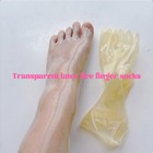 0 25mm Ultrathin Transparent Rubber Latex Sexual Tight Socks For Mistress Fetish