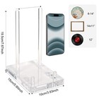 Acrylic Plate Stand For Display  Adjustable Clear Acrylic Plate Holder Pictur   