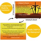 240pcs Gospel Tracts Plan Of Salvation Cards Pocket Holy Prayer Cards Bible T   