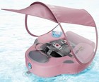 Doctor Dolphin Baby Swimming Ring Air-free W  Canopy   Safety Harness 3   24m New