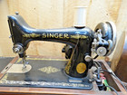 Antique 1920 s Singer Portable Electric Sewing Machine Ab801472 W  Working Motor