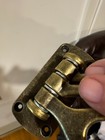 Antique-brass Metal Triple Swivel Swing Coat Hooks Wall Mount Solid 4 Pivot Hook
