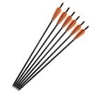 6x 16-22inch Archery Crossbow Carbon Arrows Bolts Target Hunting Shooting New Us