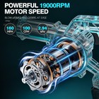 Cordless Leaf Blower vacuum Handheld Electric Air Blower 21v 4000mah Battery New