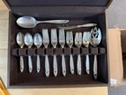 Lunt Counterpoint Sterling Silver 925 Flatware 9 Sets 39 Piece Silverware Set