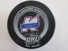 Kalamazoo Wings Official Uhl Game Hockey Puck Inglasco