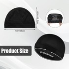 4 Pcs Wave Cap silk Sleep Hair Cap For Black Men  Mens Night Elastic    