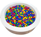 Pack Of 200 Jumbo 3  Size Standard Home Grade Balls In Mix Of 5 Primary Colors
