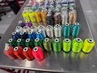 Embroidery Thread Lot 77 Cones Kingstar  Otto   Royal Used And New