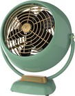 Vfan Jr  Small Retro Metal Vintage Air Circulator Fan  Green