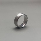Y2k Grunge Simple Silver Ring     Size 8  Unisex  Brand New