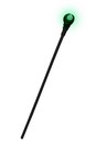 Light Up Orb Evil Queen Wizard Witch Staff Magic Wand Walking Stick Crystal Ball