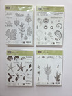 Stampin  Up  Lot Of 4 Photopolymer Stamp Sets Flower Bird Nature Paisley Theme
