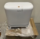 New White Slim Trash Bin