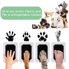 Baby Footprint Handprint Pet Paw Print Kit 4 Ink Pads 8 Imprint Cards
