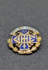 Vintage 1950 10k Yellow Gold Pin Training School Nurses Wisconsin Cross Anchor