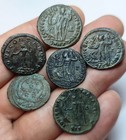 Ancient Roman Imperial Bronze Coins Lot - 6 Ps Very Nice Pieces