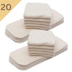 20 Pcs Premium 5-layer Cloth Diaper Inserts Reusable Very Absorbent Booster P   