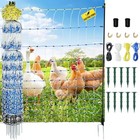 Electric Poultry Netting  47 2  H X 164 l Electric Chicken Fence  Portable 