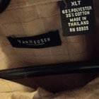 Van Heusen Men   s Big   Tall Xlt Brown Check Long Sleeve Classic Dress Shirt