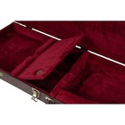 Crossrock Electric Guitar Case Fits Prs Se Standard Solid Body Guitar   brown