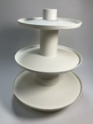 Wilton White 3 Tier Dessert Tower Stand Plastic Display For Parties Cupcakes