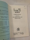 A   my Name Is Alice Samuel French Acting Edition Script Silver Boyd