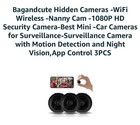 2025 Compact 1080p Hd Nanny Cam Wireless With Motion Alerts And Night Vision