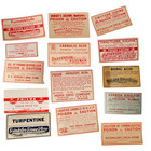 Vtg All Poison Pharmacy Bottle Label Lot Oklahoma Medicine El Reno  Ok City More