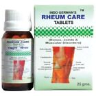 Indo German Rheum Care Tablets  25g  Homeopathic Medicines Free Shipping
