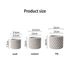 Large Cement Pot Molds Handmade Silicone Planter Mould For Concrete Cement Vase