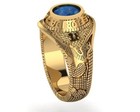 University Graduation Personalized High School Class Ring Birthstone For Adult