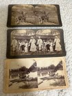 Antique 1903 Underwood Stereo View Lot Of 5-ceylon  Manchuria  India philippines