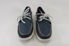 Sperry Shoes Women Blue White Boat Show Loafer Leather Navy Sts81162 Sz 6 5