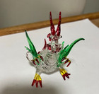 Medieval Dragon  Figurine Hand Blown Art Glass Animals Gift Collectible Decor